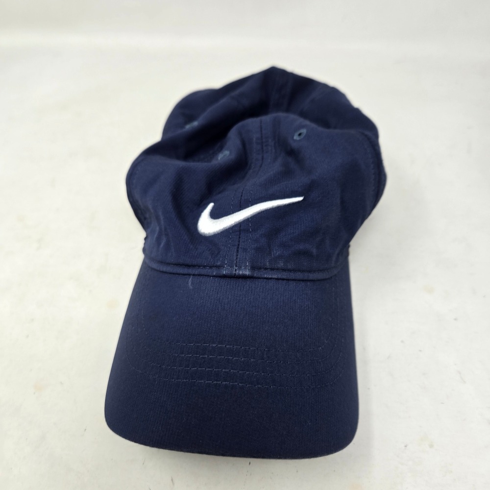 Nike Legacy91 Dri-FIT Hat Navy Blue Adjustable Swoosh Golf Baseball Cap